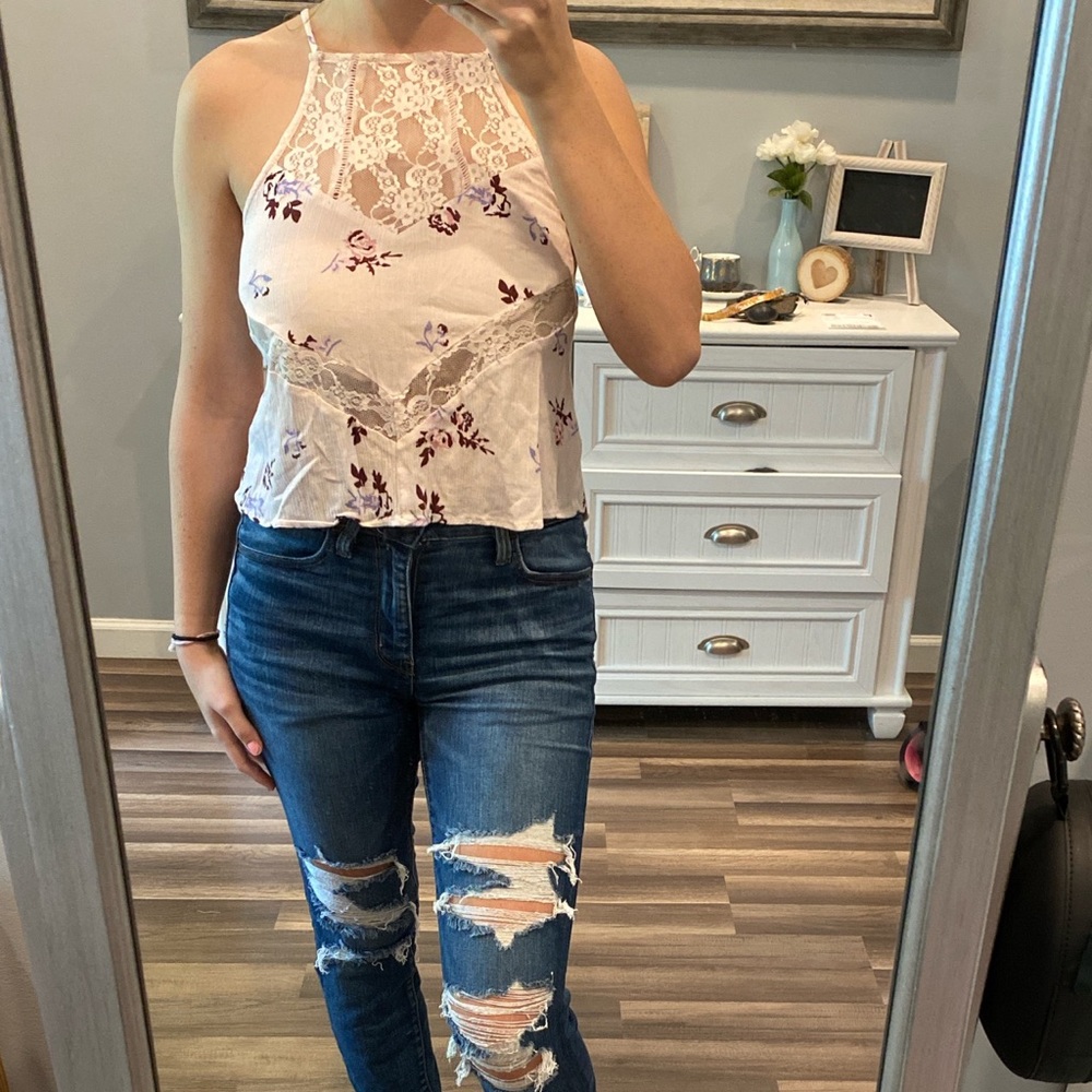 Lacey Halter Tank Top